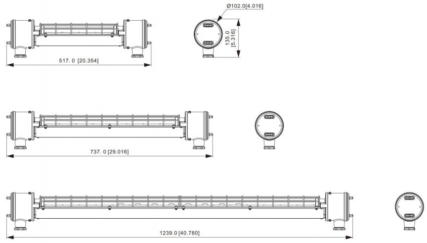 Hazardous Location Led Linear Light EX04 Series